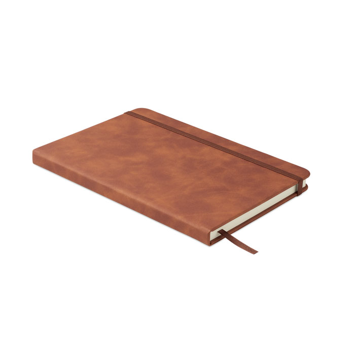 A5 smokey PU notebook with your logo