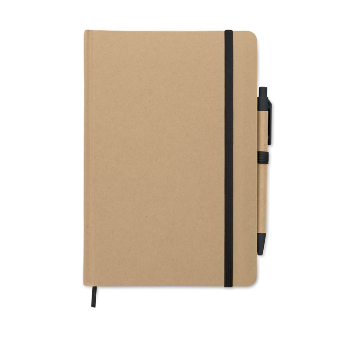 A5 notebook in recycled carton with your logo