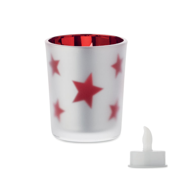 LED tea light candle with your logo