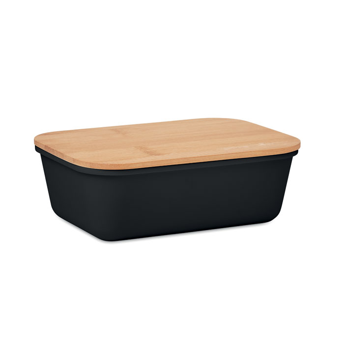 Lunch box with bamboo lid with your logo