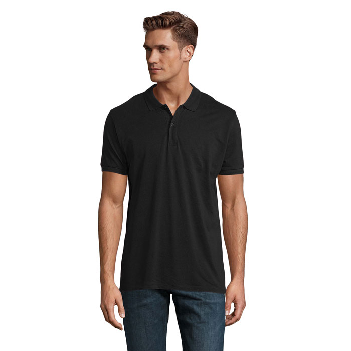 Men's organic polo 170g with your logo