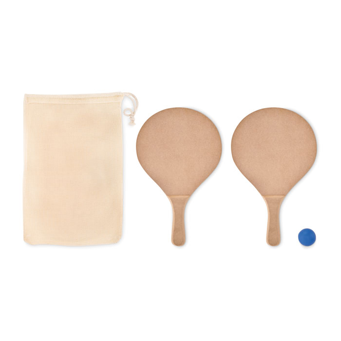 Beach tennis set with your logo