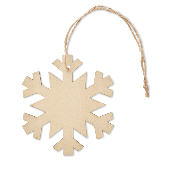 Snowflake tree hanger with your logo