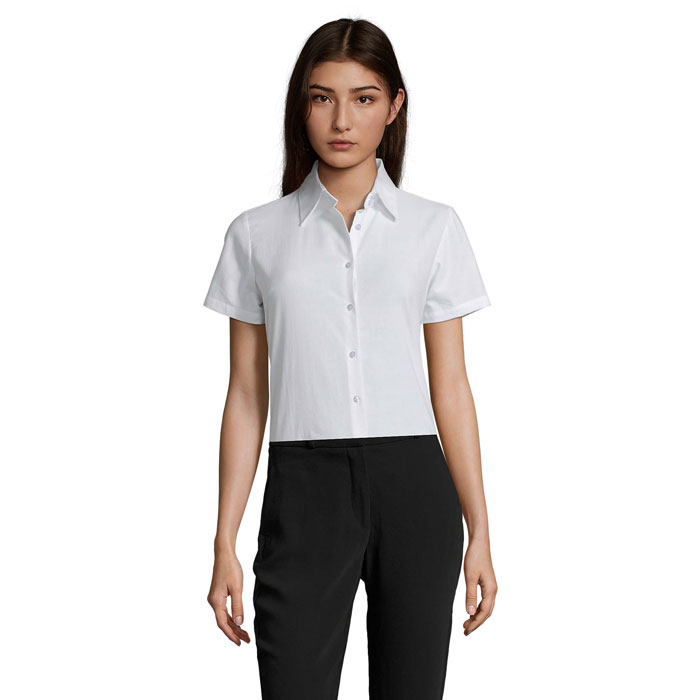 Oxford women's shirt short sleeve with your logo