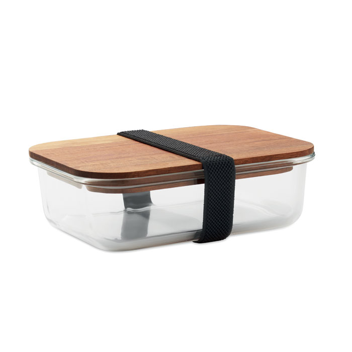 Glass lunch box 800 ml with your logo