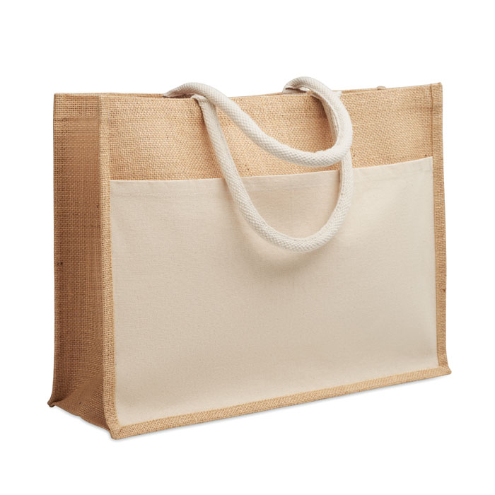 Jute shopping bag with your logo