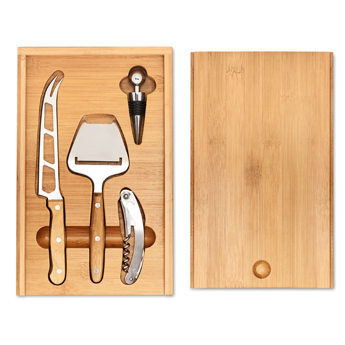 Cheese and wine set with your logo
