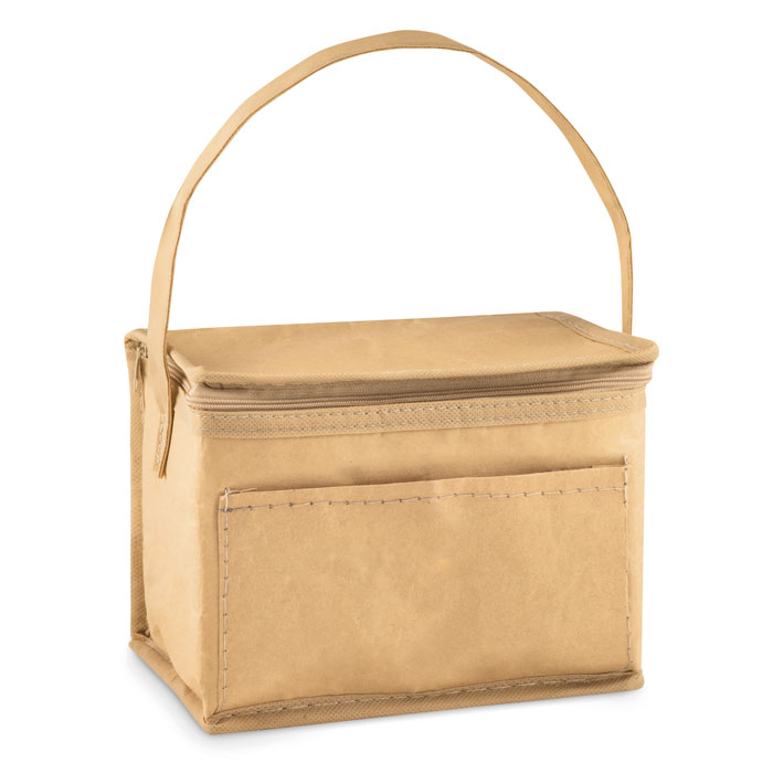 6-can woven paper cooler bag with your logo
