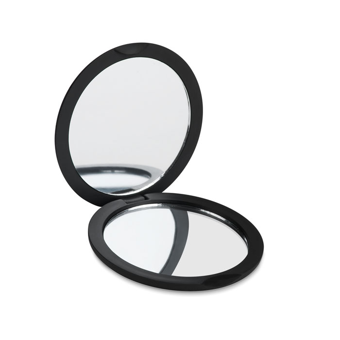 Double sided compact mirror with your logo