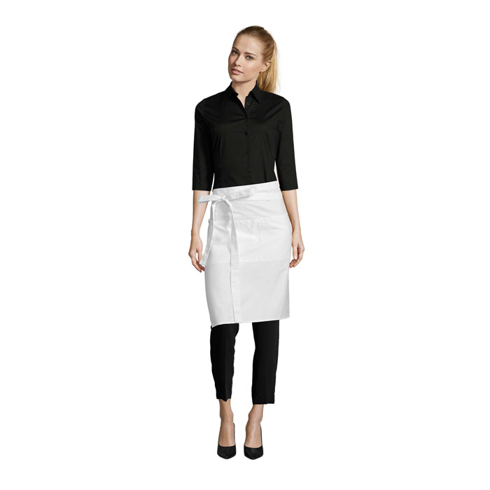 Medium apron with pockets with your logo