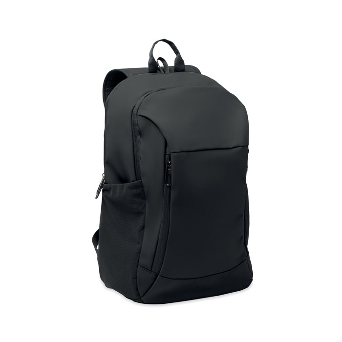 15" soft PU laptop backpack with your logo