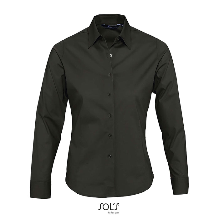 Stretch women's shirt long sleeve with your logo