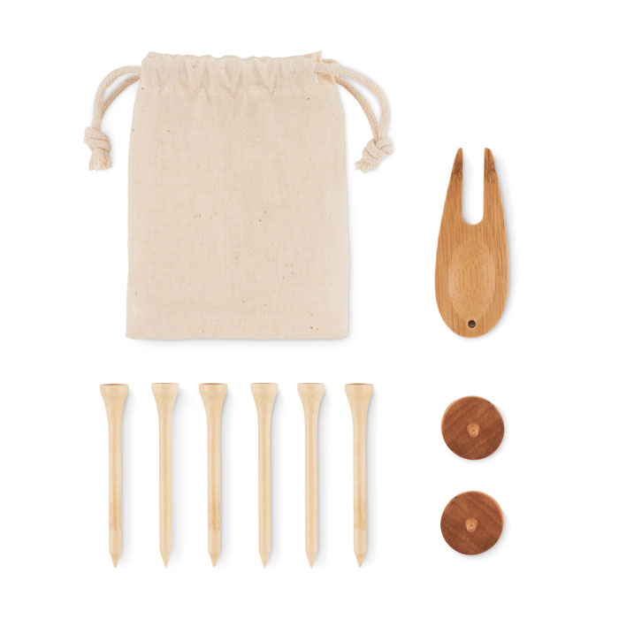 Golf accessories set in pouch with your logo