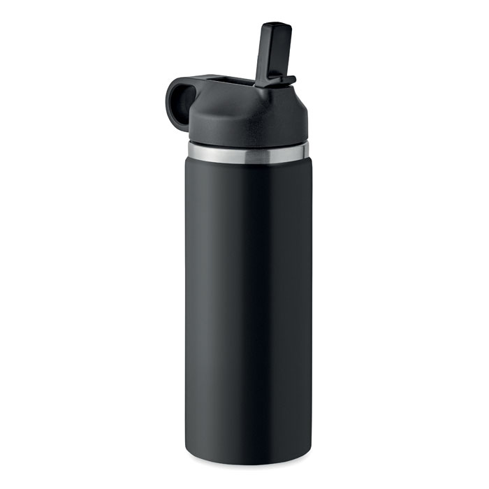 Double wall bottle 500 ml built-in straw with your logo