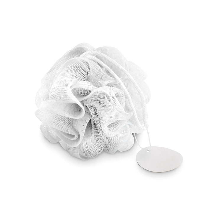 Shower puff with your logo