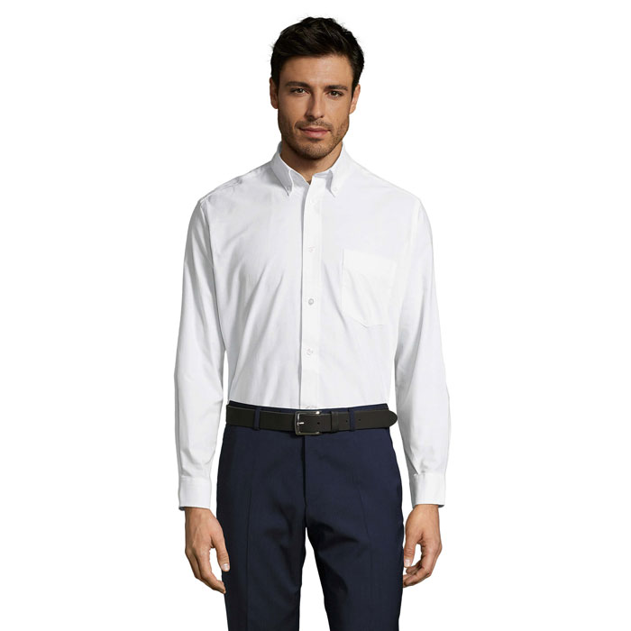 Oxford men's shirt long sleeve with your logo