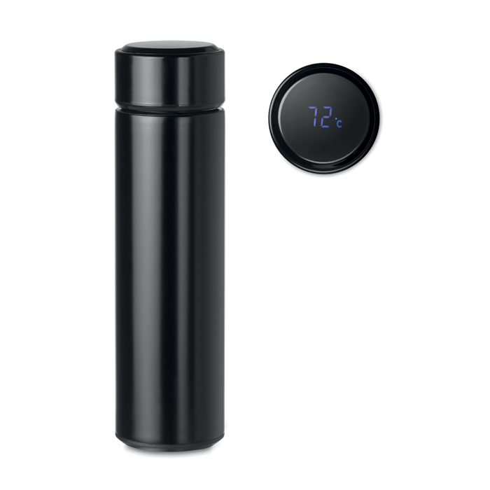 Bottle with touch thermometer with your logo