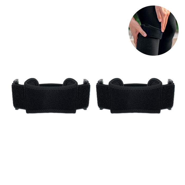 Set of 2 sports knee supports with your logo