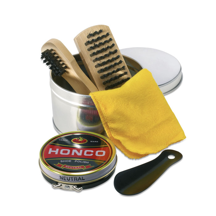 Shoe polish kit with your logo