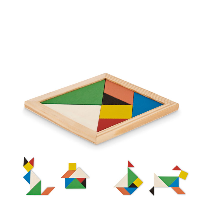 Wooden puzzle with your logo