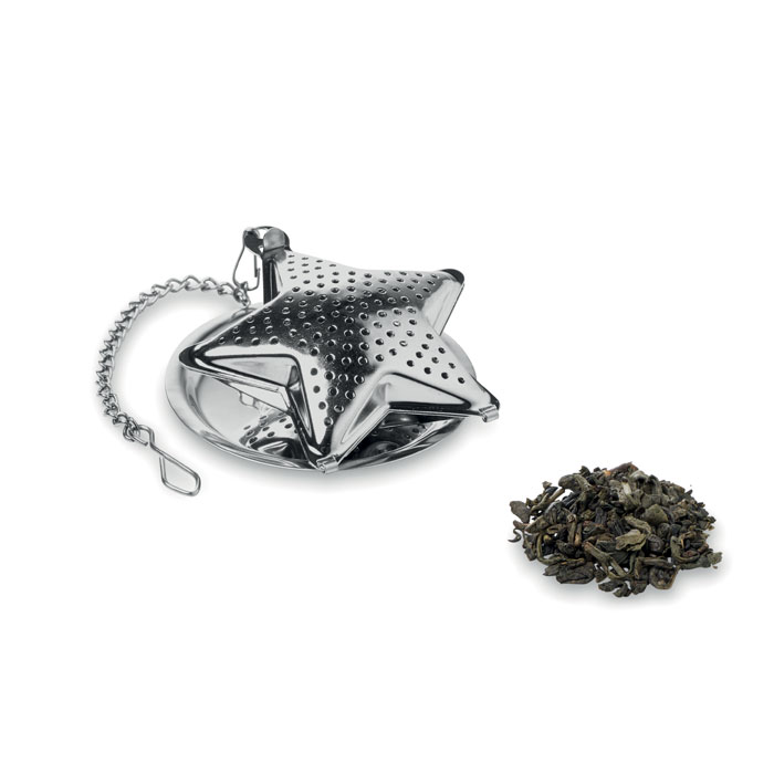 Star-shaped tea infuser with your logo