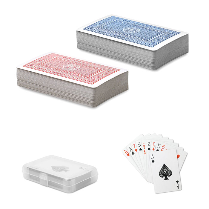 Playing cards in PP case with your logo