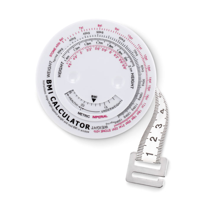 BMI measuring tape with your logo
