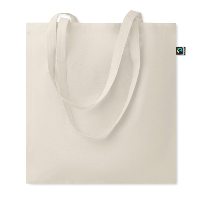 Fairtrade cotton shopping bag 140 gr/m² with your logo
