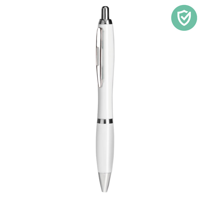Pen with antibacterial barrel with your logo