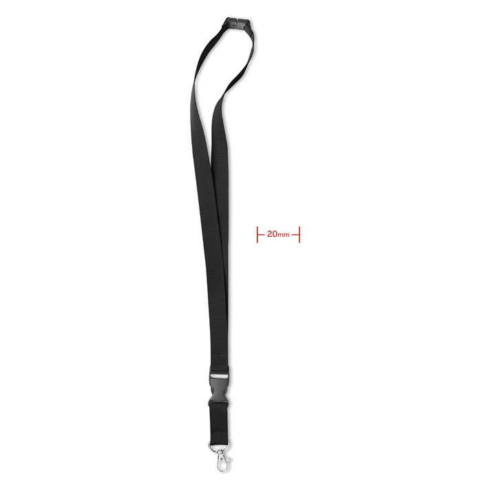 Lanyard hook and buckle 20 mm with your logo