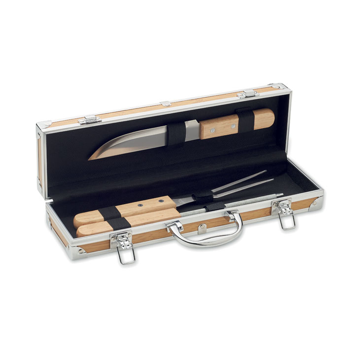 Stainless steel barbecue tools with your logo