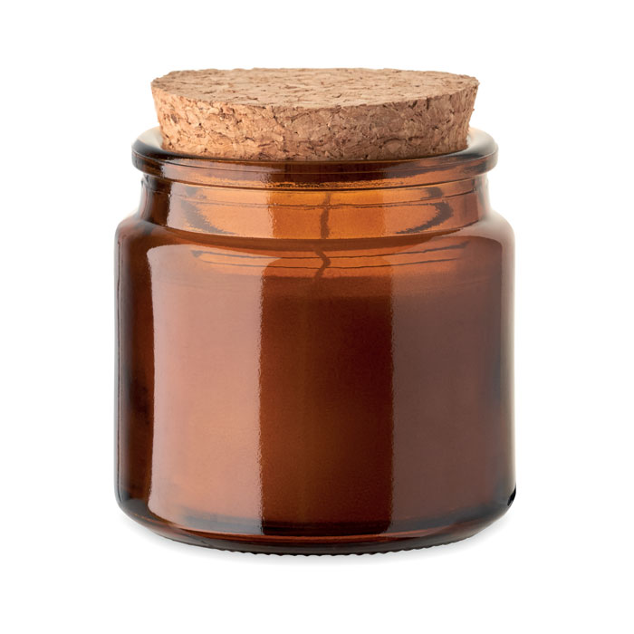 Plant-based wax candle 70 g with your logo