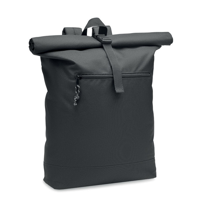 600D RPET rolltop backpack with your logo