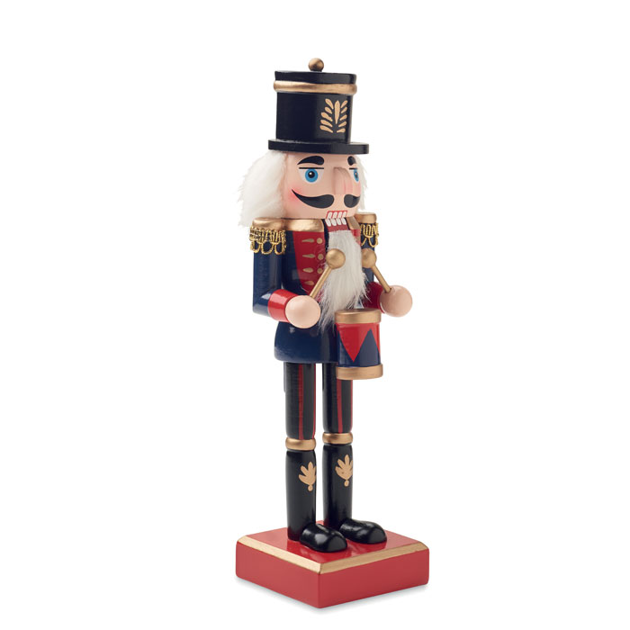 Nutcracker character in wood with your logo