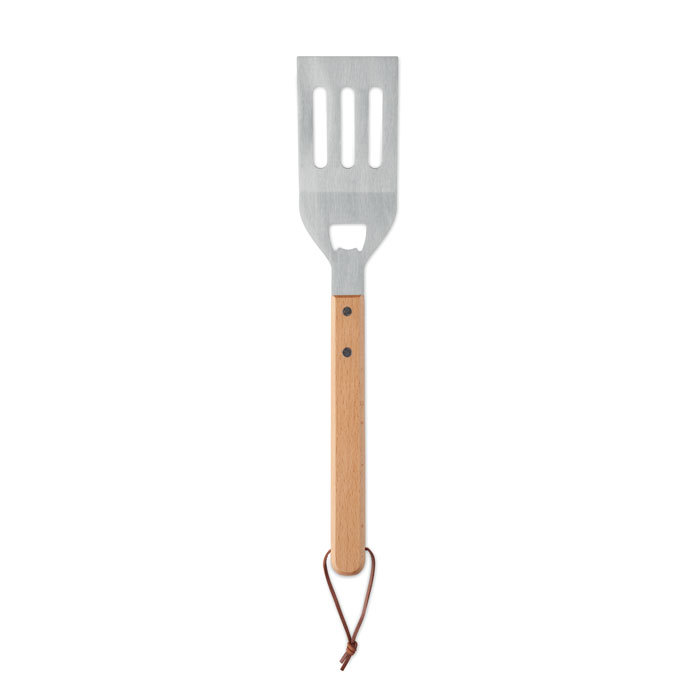 BBQ spatula in beechwood with your logo
