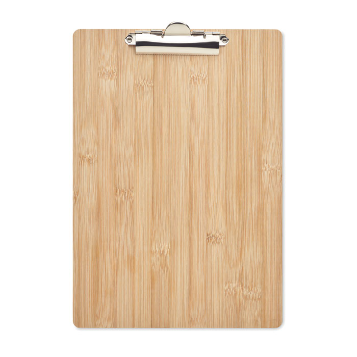 A4 bamboo clipboard with your logo