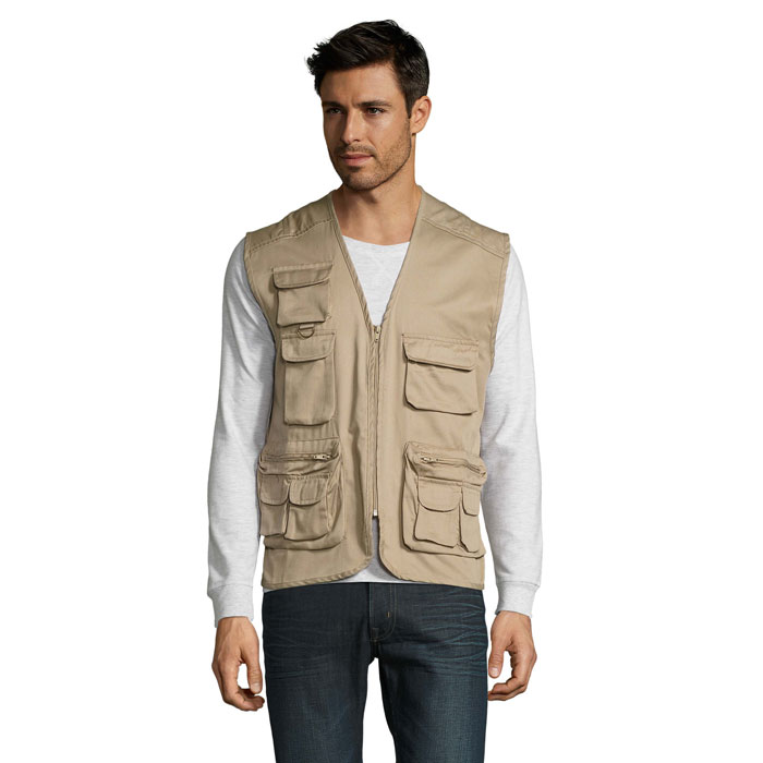 Pocket reporter jacket with your logo