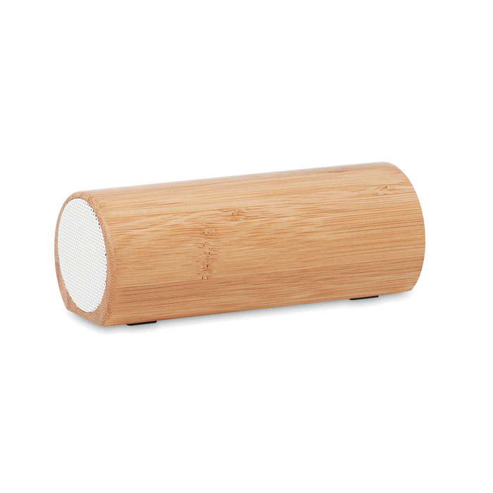 Wireless bamboo speaker 2x5W with your logo