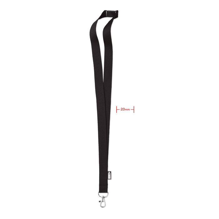 Lanyard in RPET 20 mm with your logo