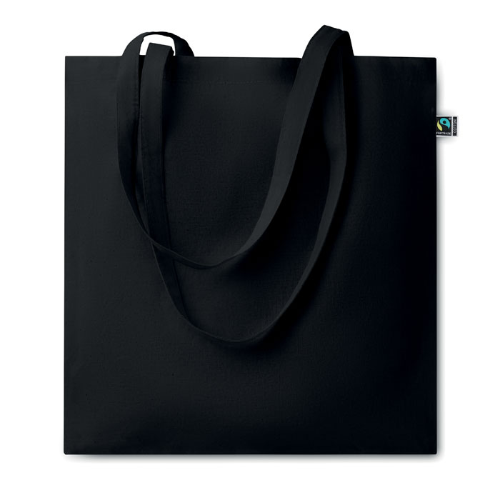 Fairtrade cotton shopping bag 140 gr/m² with your logo