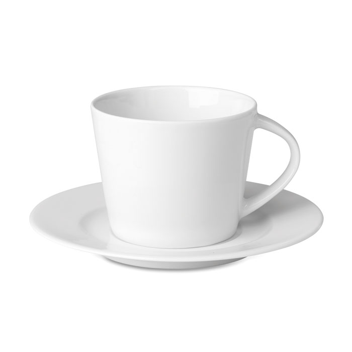 Cappuccino cup and saucer with your logo