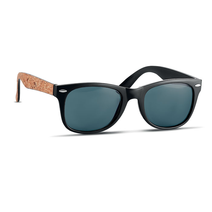 Sunglasses with cork arms with your logo