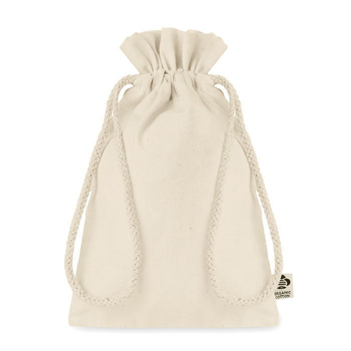 Small organic cotton gift bag with your logo