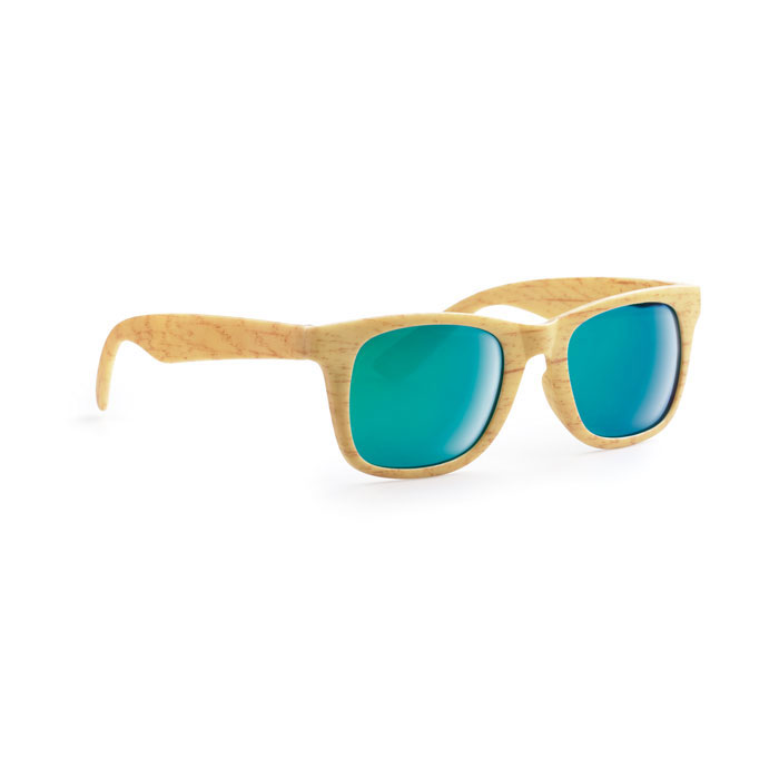 Wooden look sunglasses with your logo