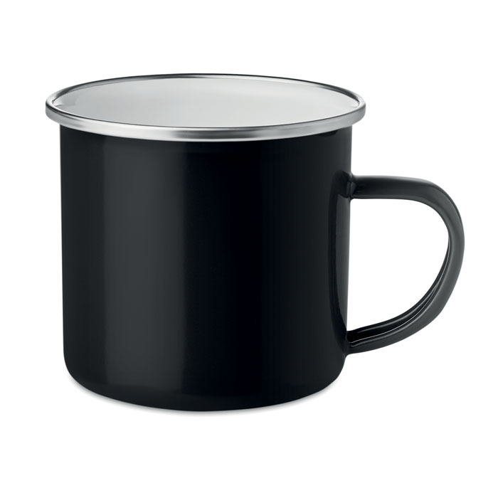 Enamel metal mug 350 ml with your logo