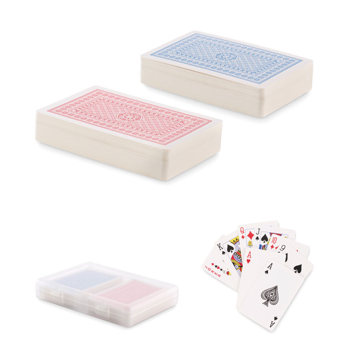 Set of classic playing cards with your logo