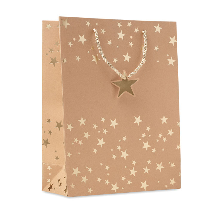 Gift paper bag with pattern with your logo