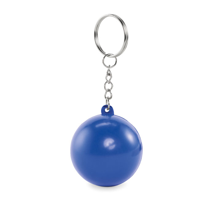 Ball-shaped PU key ring with your logo