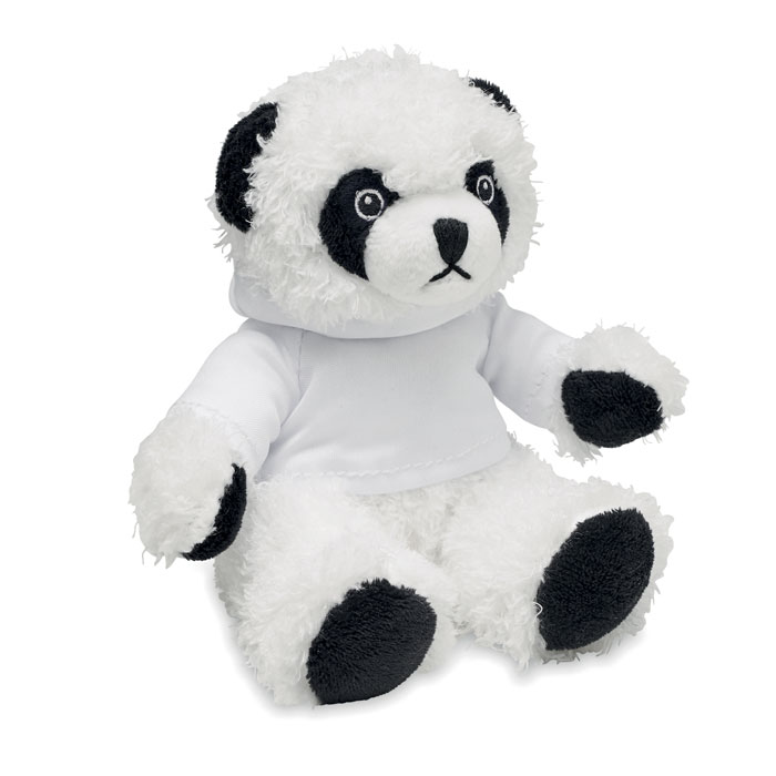 Panda plush with hoodie with your logo