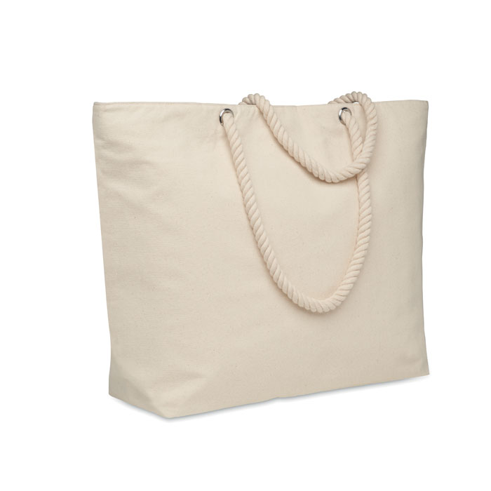 Beach cooler bag in cotton with your logo